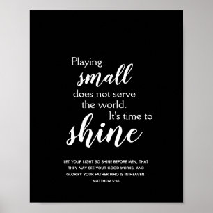 TIJD OM Inspirerend Christelijk Citaat TE VERSCHIJ Poster