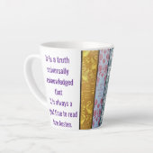 Tijd om Jane Austen te lezen Latte Mok (Linkerhoek)