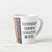 Tijd om Jane Austen te lezen  Latte Mok (Rechterhoek)