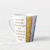 Tijd om Jane Austen te lezen Latte Mok (Linkerhoek)