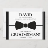 Tijd om je op te tutten Elegante zwarte/witte brui Kaart (Voorkant)