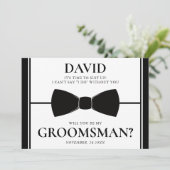 Tijd om je op te tutten Elegante zwarte/witte brui Kaart (Staand voorkant)