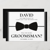 Tijd om je op te tutten Elegante zwarte/witte brui Kaart (Voorkant / Achterkant)