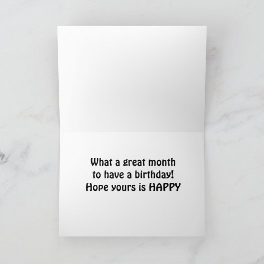 TIJD OM JE *SEPTEMBER* VERJAARDAG TE VIEREN KAART (Binnen)