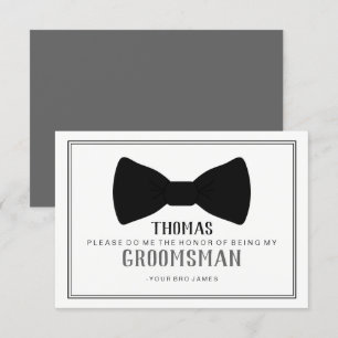 Tijd om je te kleden, getuige van de bruidegom - Z Kaart