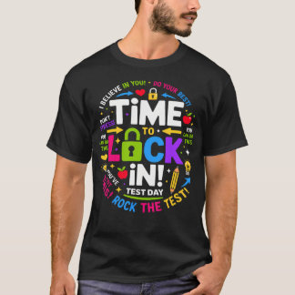 Tijd om je vast te bijten op de toetsdag Docent To T-shirt