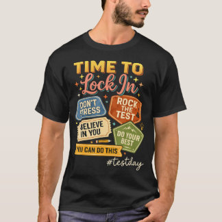 Tijd om je vast te leggen op Testdag Staatstests J T-shirt
