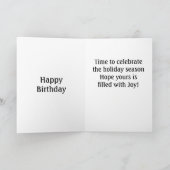 TIJD OM JE VERJAARDAG TE VIEREN *** KAART (Binnen)