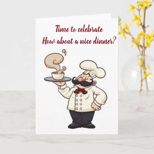 TIJD OM JE VERJAARDAG TE "VIEREN" KAART (Gele Bloem)