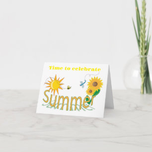 TIJD OM JE *ZOMER 16DE VERJAARDAG* TE VIEREN KAART