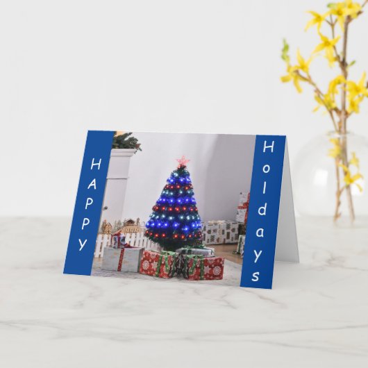 TIJD OM KERST TE VIEREN KAART (Gele Bloem)