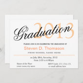 Tijd om klassieke, stijlvolle afstuderen te vliege kaart (Voorkant / Achterkant)