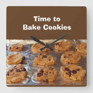 Tijd om koekjes te bakken wandklok