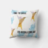 Tijd om kolibries te koelen kussen (Achterkant)