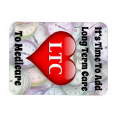 Tijd om langdurige zorg aan het geneesmiddel toe t magneet (Horizontaal)