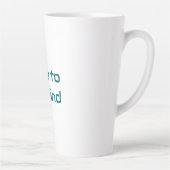 Tijd om latte Mok te ontspannen (Rechts)