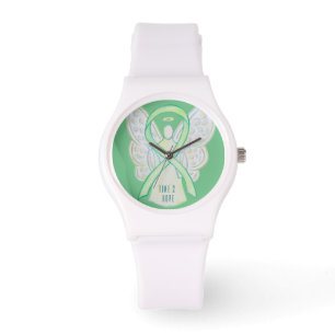 Tijd om Lime Green Awareness Ribbon Watch te hopen Horloge