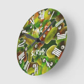 TIJD OM MEDISCHE O.R. ER Fun Microbes Klok TE SCRU (Hoek)