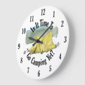 Tijd om mee te gaan Camping Clock Grote Klok (Hoek)