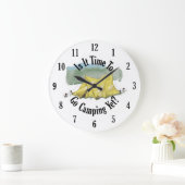 Tijd om mee te gaan Camping Clock Grote Klok (Huis)