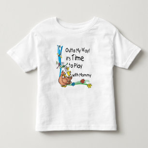 Tijd om met mama te spelen kinder shirts