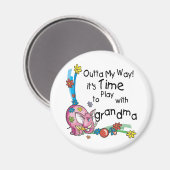 Tijd om met oma te spelen magneet (Voorkant / Achterkant)