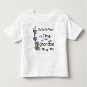 Tijd om met opa te spelen kinder shirts (Voorkant)