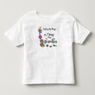 Tijd om met Opa te spelen Kinder Shirts