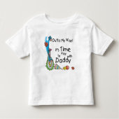 Tijd om met papa te spelen kinder shirts (Voorkant)