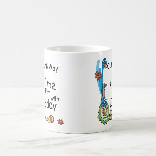 Tijd om met papa te spelen koffiemok (Center)