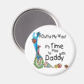 Tijd om met papa te spelen magneet (Voorkant / Achterkant)