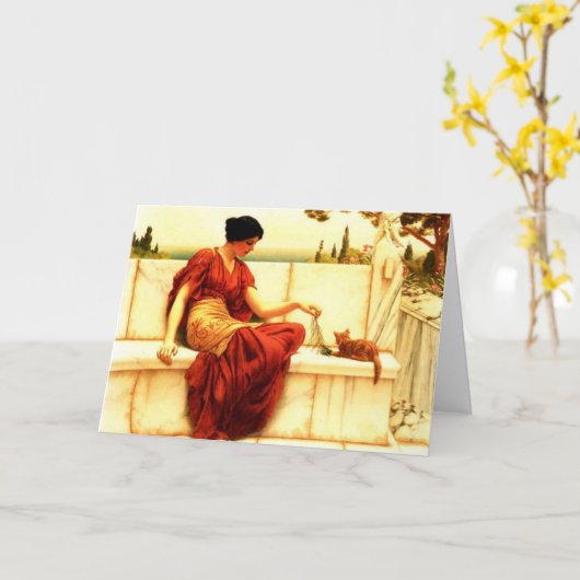 Tijd om Moederdag te spelen Kaart (Gele Bloem)