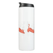 Tijd om Mok theepot met tweetone koffie te stoppen (Geroteerd rechts)