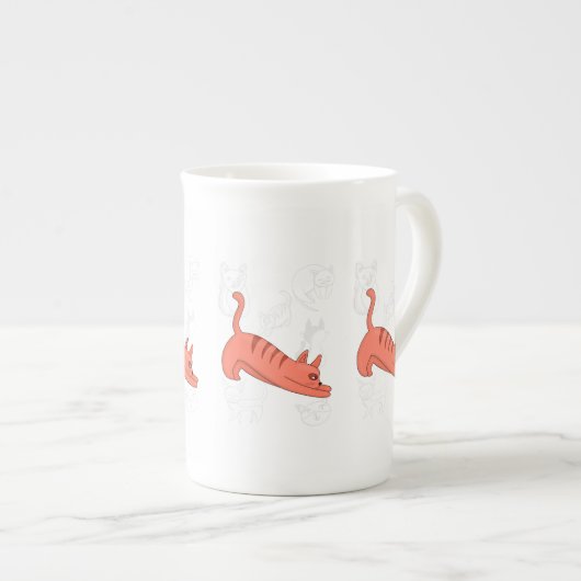 Tijd om Mok theepot met tweetone koffie te stoppen (Voorkant rechts)