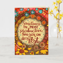 Tijd om mooi te rusten Bloemrijke inspiratie om be Kaart