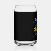 Tijd om naar het strand te reizen blikvorm glas (Rechts)