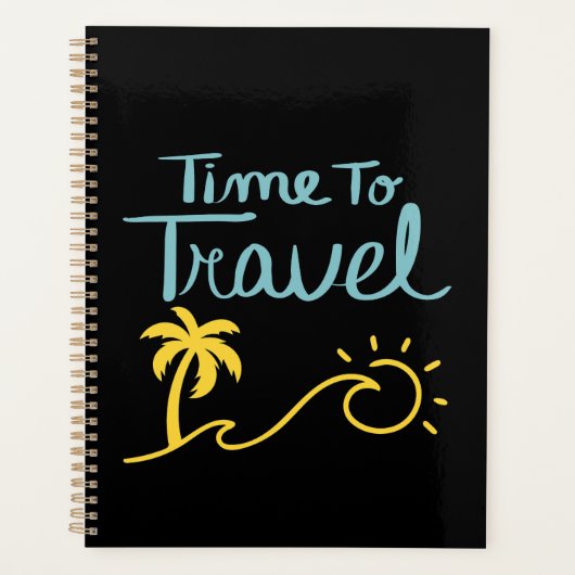 Tijd om naar het strand te reizen planner (Voorkant)