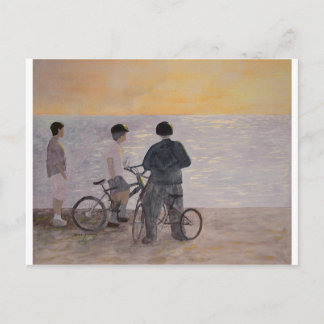 Tijd om naar huis te gaan briefkaart