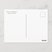 Tijd om neer te gaan briefkaart (Achterkant)