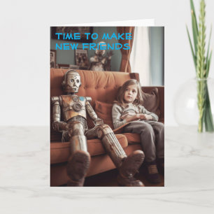 Tijd om nieuwe vrienden te maken - Leeg binnen Kaart