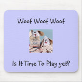 "TIJD OM NOG TE SPELEN?" MOUSEPAD MUISMAT (Voorkant)