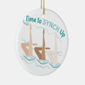 Tijd om omhoog te synchroniseren keramisch ornament (Rechts)