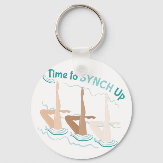 Tijd om omhoog te synchroniseren sleutelhanger (Voorkant)