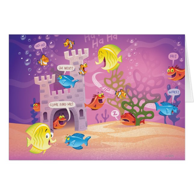 Tijd om onder het Zee te tellen (Voorkant Horizontaal)