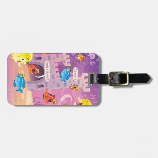 Tijd om onder het Zee te tellen Bagagelabel (Voorkant horizontaal)