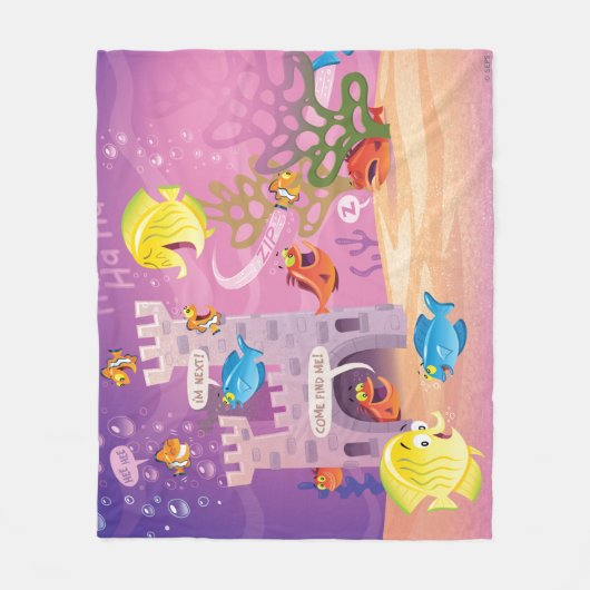 Tijd om onder het Zee te tellen Fleece Deken (Voorkant)