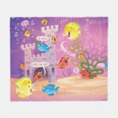 Tijd om onder het Zee te tellen Fleece Deken (Voorkant (Horizontaal))