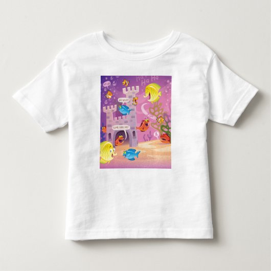 Tijd om onder het Zee te tellen Kinder Shirts (Voorkant)