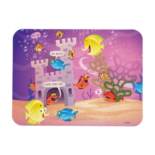 Tijd om onder het Zee te tellen Magneet (Horizontaal)