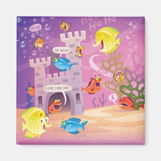 Tijd om onder het Zee te tellen Magneet (Voorkant)